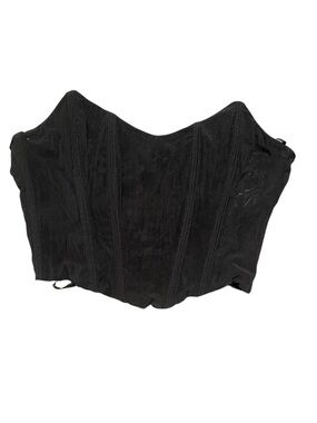 NWNT 😉Black Strapless Corset Top - Women's Bustier(Medium)